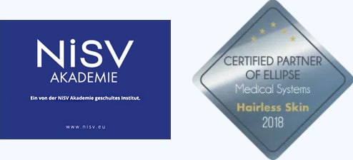 Laser Haarentfernung zertifiziert NiSV und Ellipse Amberg